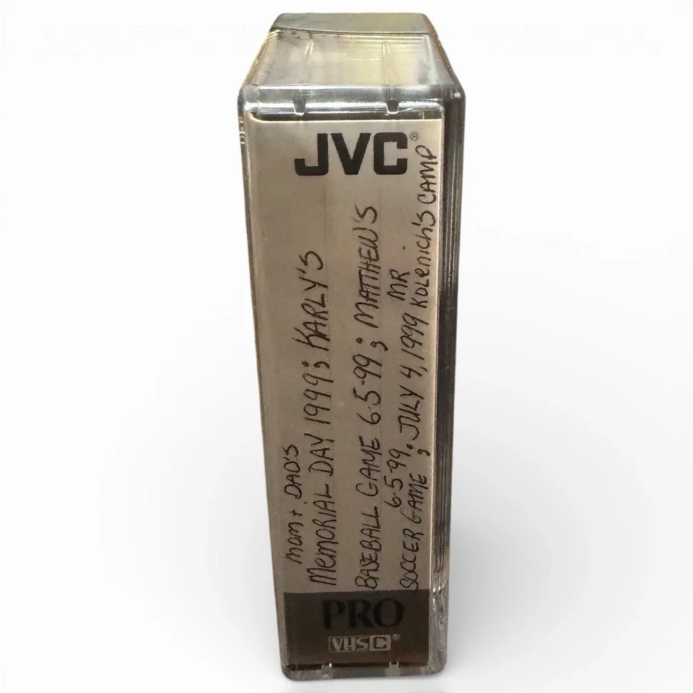 JVC Pro VHS-C Video Cassette‎ Tape - Previously Used